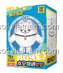Hộp sản phẩm mở rộng đồ chơi lắp ghép Egg Party: Space Adventure - Hộp Quà Bí Ẩn Phiên Bản 2 của TOP TOY, mã TC2606, có 20 mảnh, độ tuổi 15+, màu trắng, xanh dương, vàng, cam, tỉ lệ 1:96