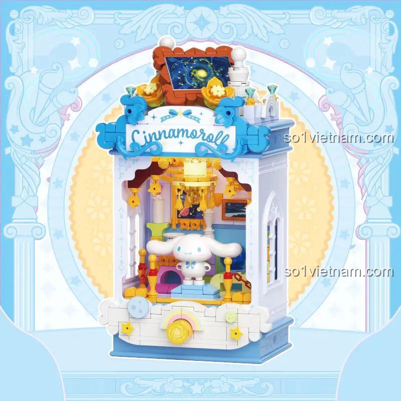 Mô hình Cinnamoroll Phiêu Lưu Nghệ Thuật TOP TOY TC3110 đã lắp ráp hoàn chỉnh, chi tiết cao, đồ chơi mô hình cho bé gái 8 tuổi