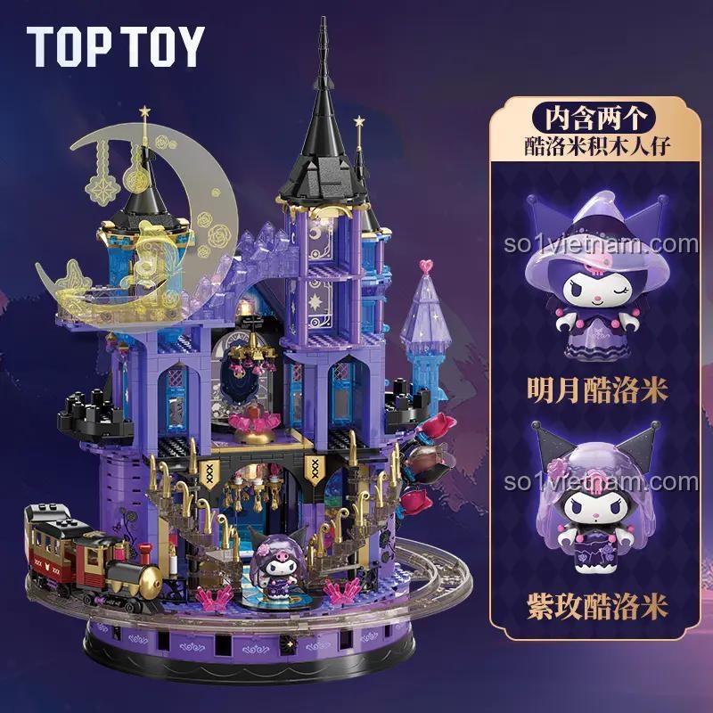 Bộ xếp hình TC3201 đi kèm 2 minifigure Kuromi độc quyền: Minh Nguyệt và Tử玫, một lựa chọn quà tặng giá tốt.