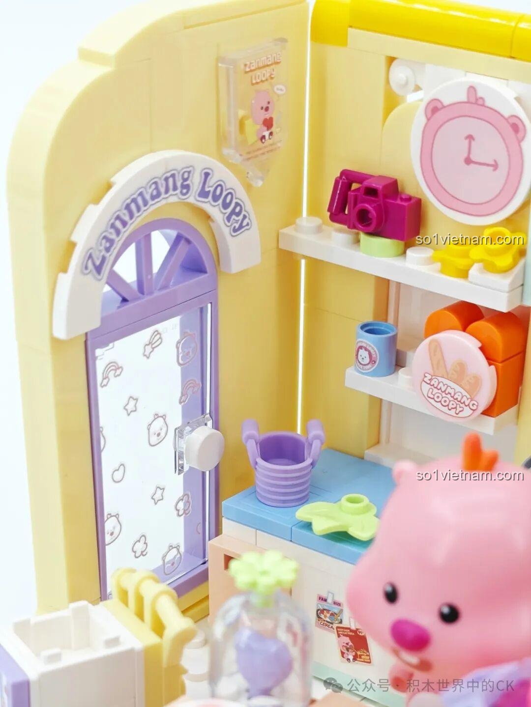 Chi tiết bánh ngọt trong bộ ZANMANG LOOPY Nhà bếp