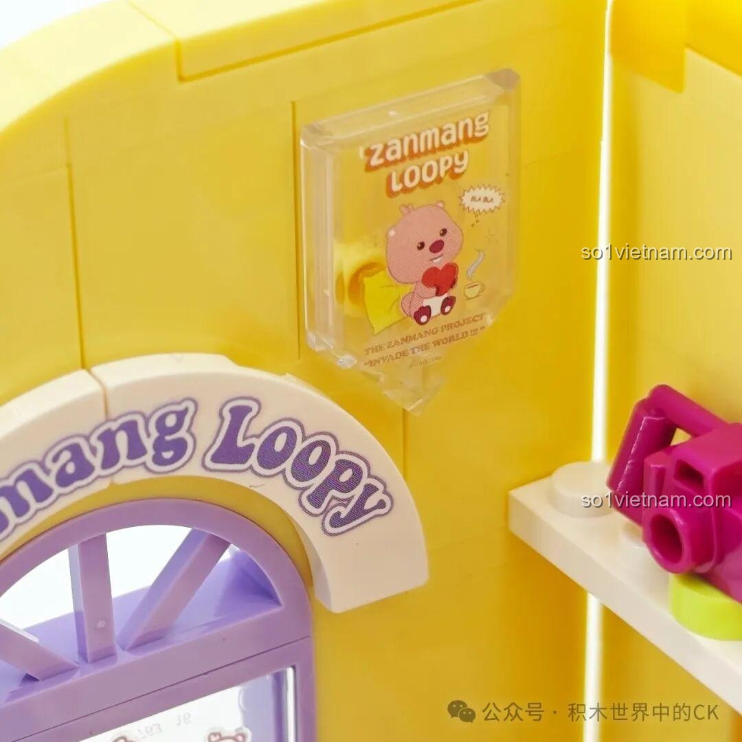 Chi tiết xe đẩy đồ ăn trong bộ ZANMANG LOOPY Nhà bếp