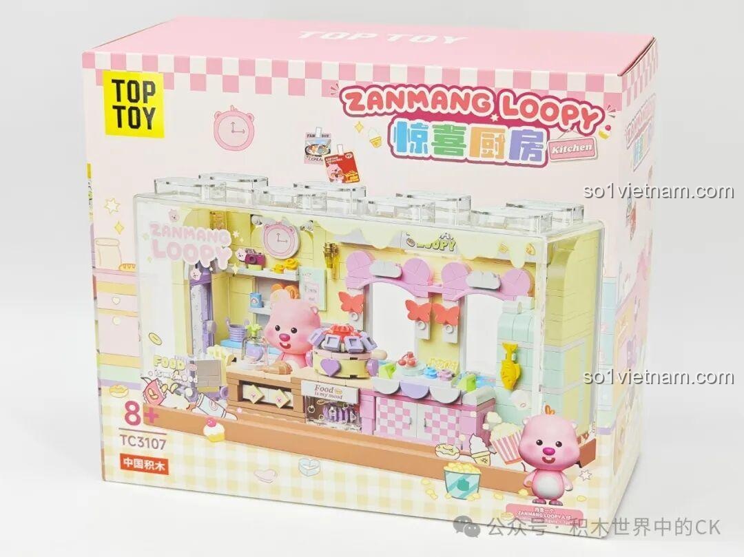 Hộp đồ chơi lắp ráp TOP TOY ZANMANG LOOPY phiên bản Nhà bếp