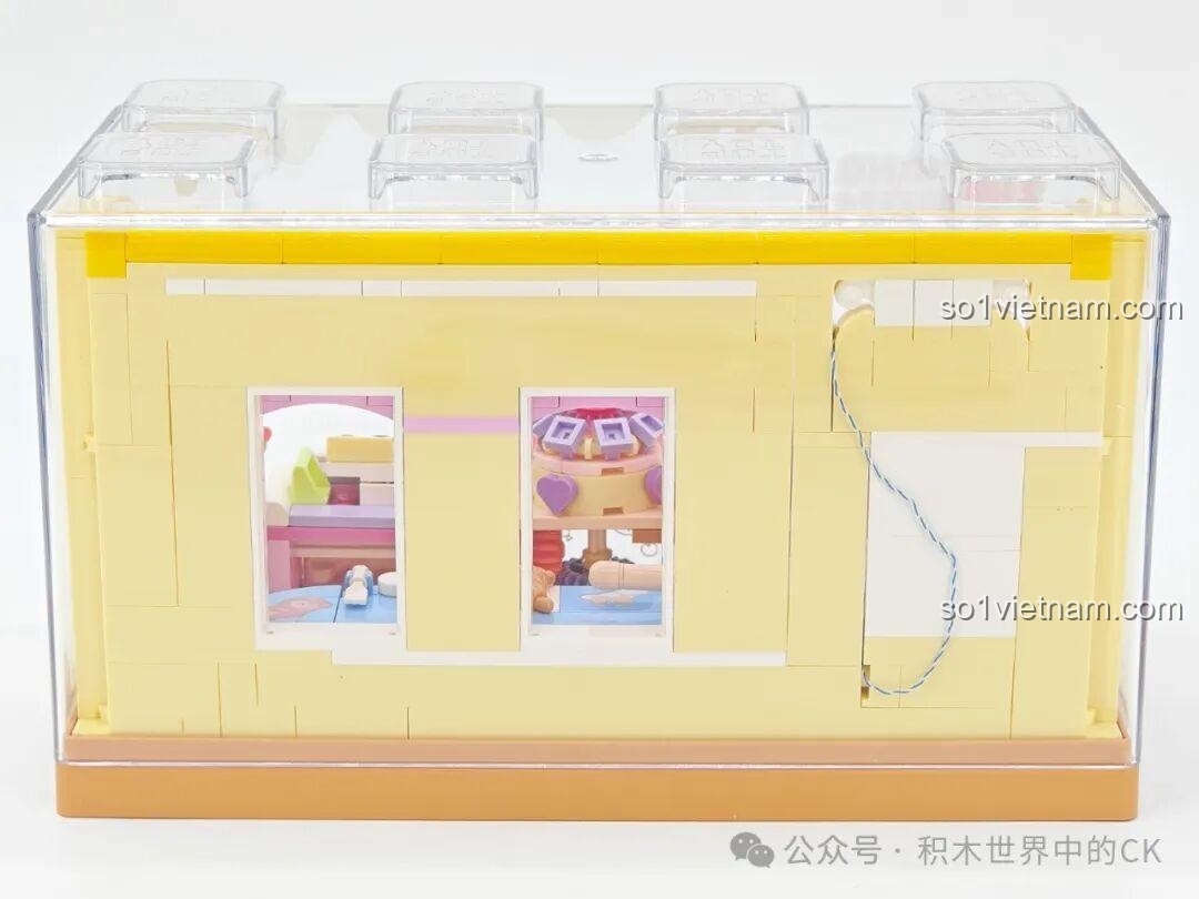 Mô hình nhà bếp ZANMANG LOOPY TC3107 của TOP TOY với pizza