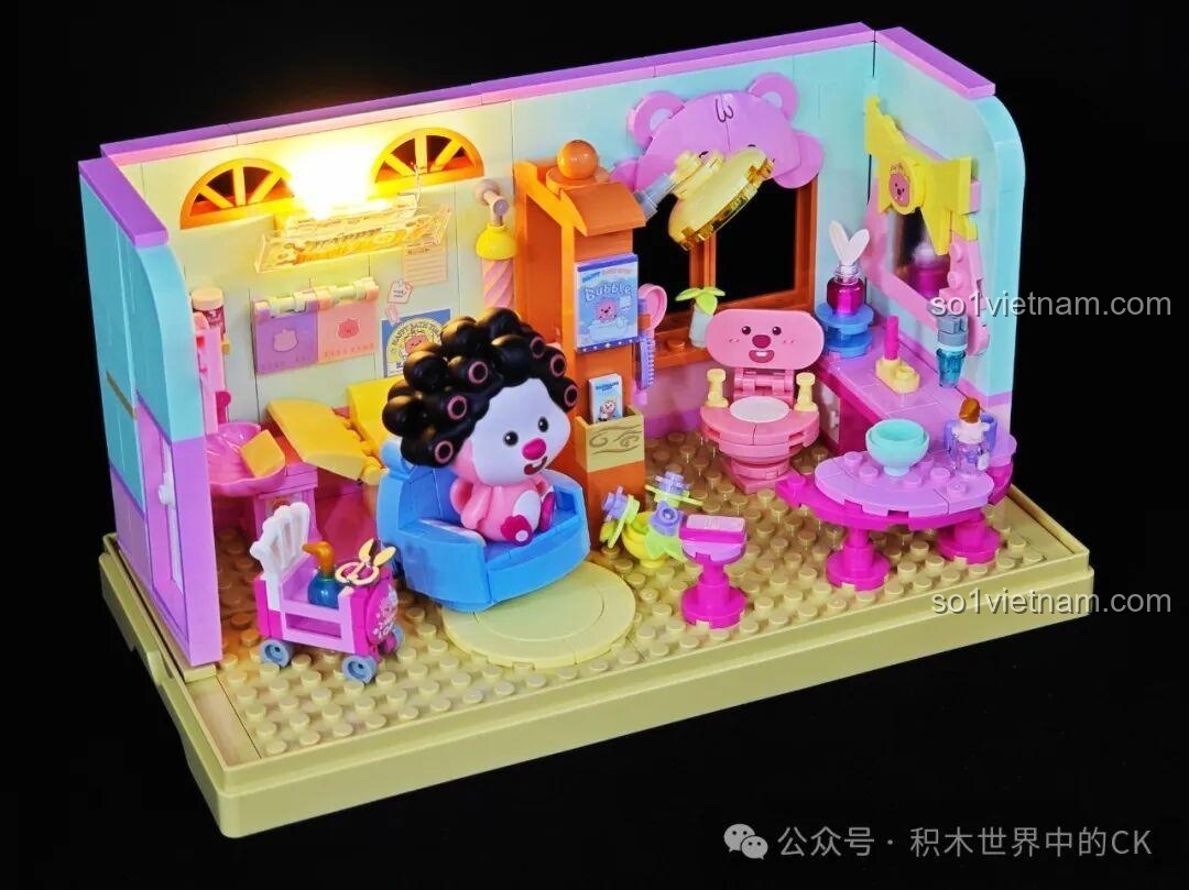 Chi tiết bong bóng cam trong bộ ZANMANG LOOPY Spa