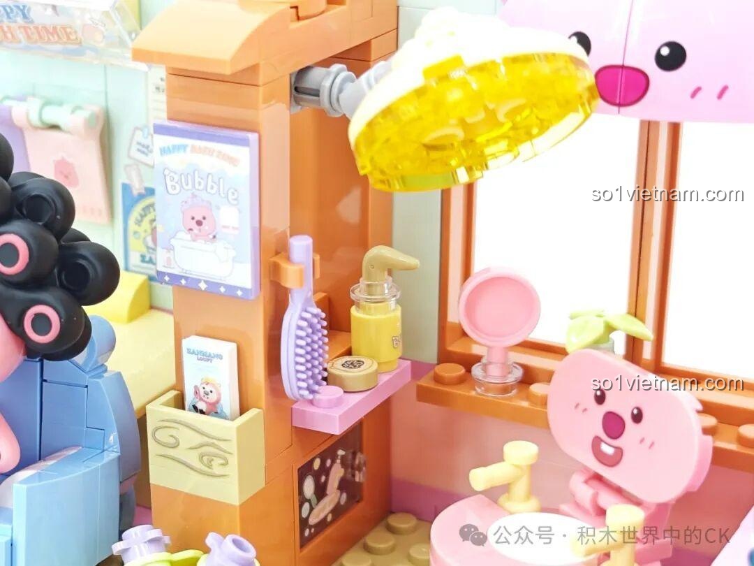 Chi tiết bong bóng lớn trong bộ ZANMANG LOOPY Spa