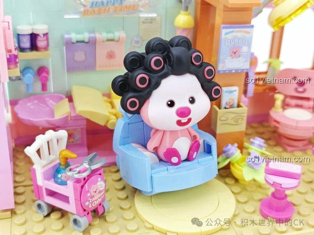 Chi tiết bong bóng nhỏ trong bộ ZANMANG LOOPY Spa