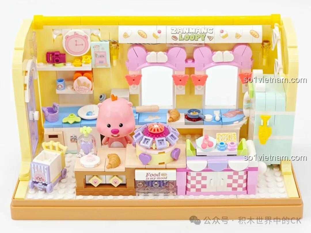 Quá trình lắp ráp bộ đồ chơi TOP TOY ZANMANG LOOPY phiên bản Chăm sóc sắc đẹp