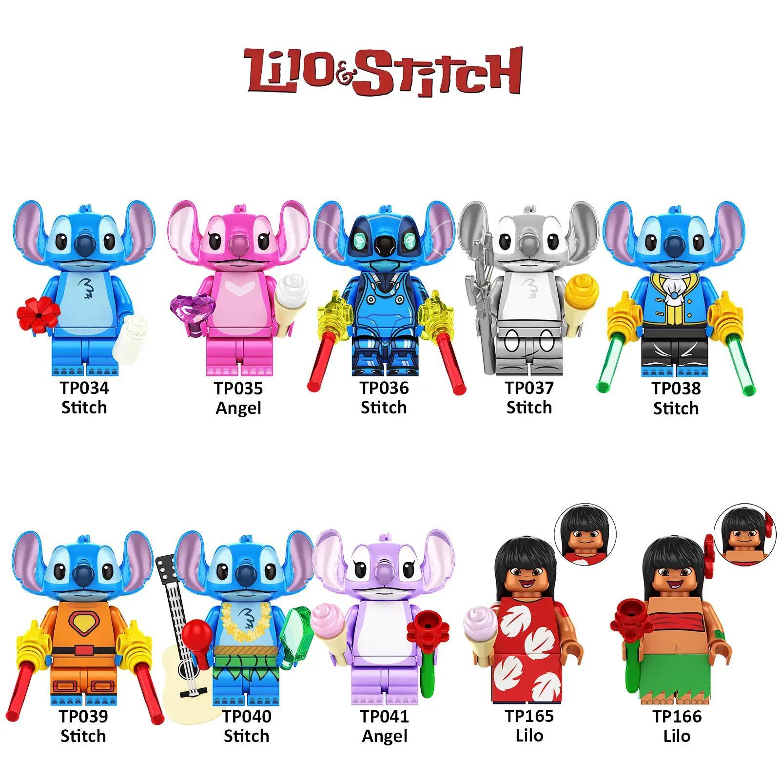 Minifigure Angel TP035 trong bộ đồ chơi Lilo & Stitch, nhân vật Angel dễ thương, phù hợp cho bé gái 6 tuổi, đồ chơi lắp ghép tương thích LEGO®