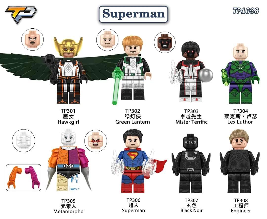 Đồ chơi mô hình TP1038, TP1038 Minifigures DC, bộ đồ chơi Minifigures DC, phù hợp cho bé trai 6 tuổi, giá tốt.