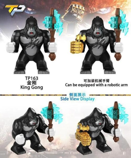 Figure King Kong TP163 Vua Khỉ Đột, đồ chơi mô hình King Kong có cánh tay robot, phù hợp cho bé trai 6 tuổi