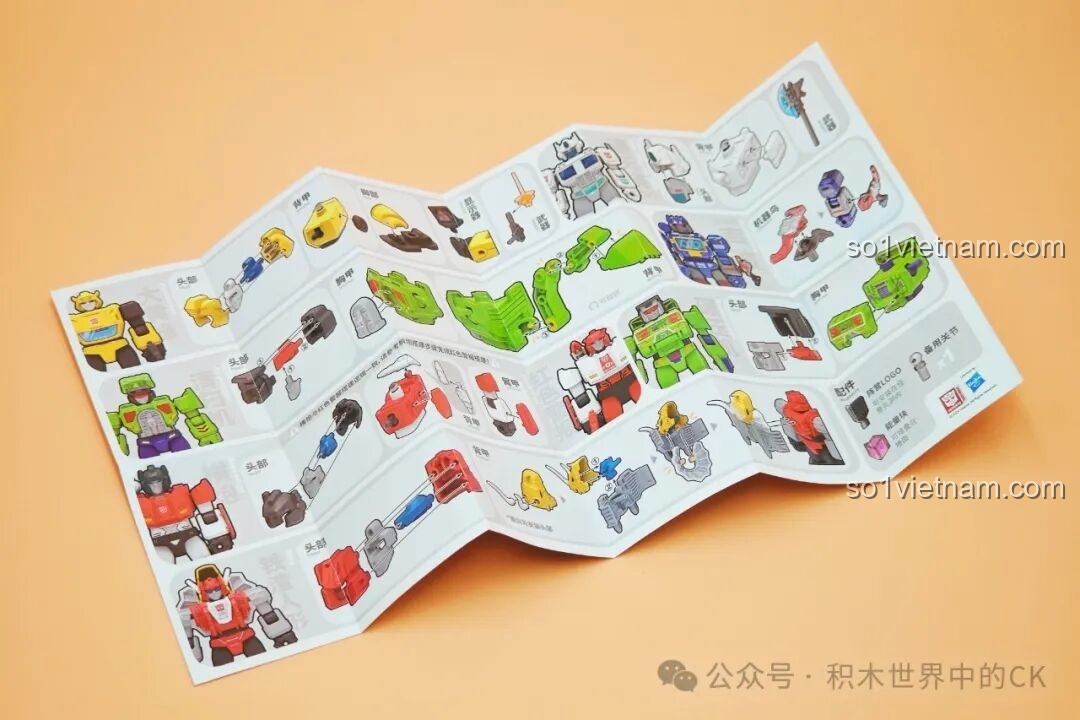 Hướng dẫn lắp ráp các nhân vật khác trong bộ Transformers 71103