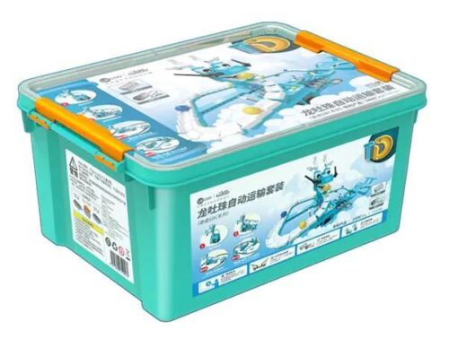 Bộ lắp ghép Rồng Nhả Ngọc Tudao TD-EC-GBC-001, hộp sản phẩm đồ chơi mô hình Hệ thống vận chuyển bi tự động, giá tốt cho bé trai 6 tuổi