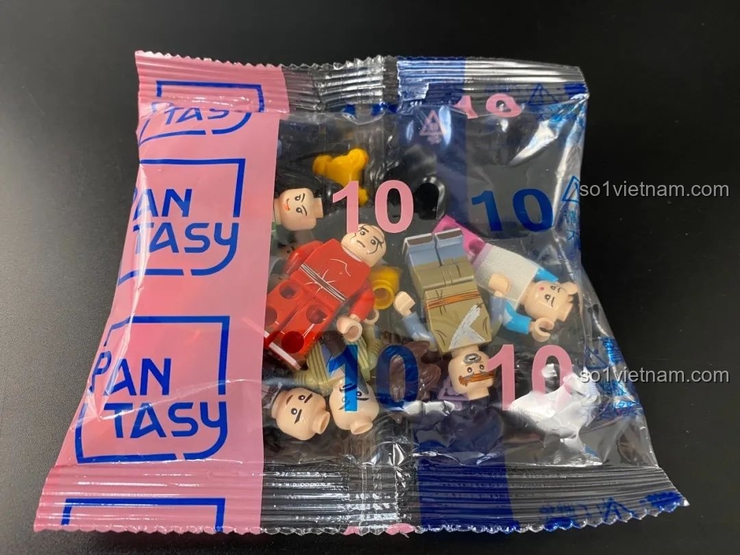 Túi số 10 chứa toàn bộ các minifigures của bộ xếp hình Sân Sau Khách Điếm Đồng Phúc Pantasy.
