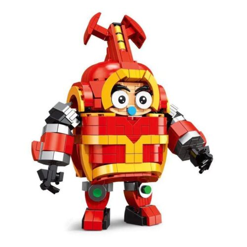 Ảnh chụp chính diện bộ lắp ghép Robot Kabutack Tuole L8004, một đồ chơi mô hình giá rẻ dành cho con trai 6 tuổi.