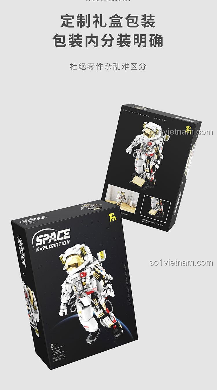 bộ lắp ghép Tuomu T6001, đồ chơi mô hình Phi Hành Gia Bán Cơ Giáp, hộp quà tùy chỉnh, giá tốt