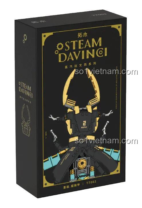 Hộp đựng bộ lắp ghép Steam Davinci T7002 Rồng Đất
