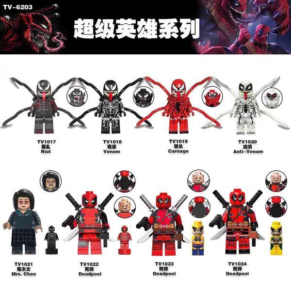 Bộ đồ chơi TV1023 Minifigures Siêu Anh Hùng Marvel, 8 nhân vật độc đáo, chi tiết sắc nét, phù hợp bé trai 6 tuổi, giá tốt.