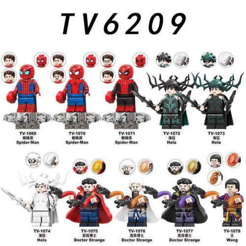 Bộ đồ chơi Minifigures Marvel TV1077 chất lượng cao, bộ lắp ghép Siêu anh hùng Marvel cho bé trai 6 tuổi giá tốt