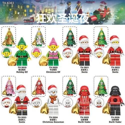 Bộ đồ chơi Minifigure Giáng Sinh TV3025 giá tốt cho bé trai, bé gái 6 tuổi, mang không khí lễ hội về nhà.
