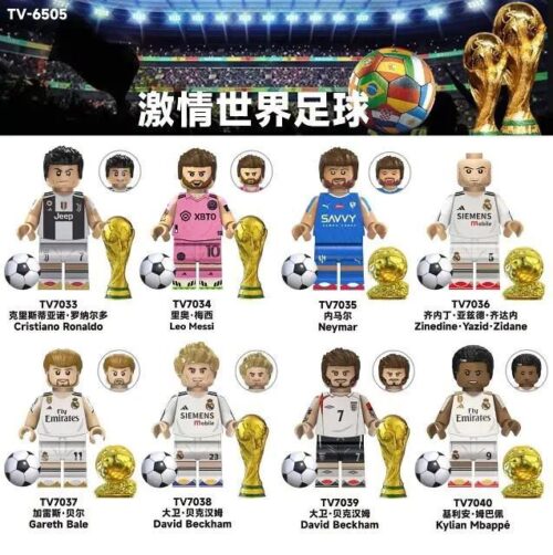 Figure David Beckham, Cầu thủ bóng đá David Beckham, TV TV7039, Bộ đồ chơi bóng đá, Đồ chơi lắp ghép cho bé trai 6 tuổi, Giá tốt