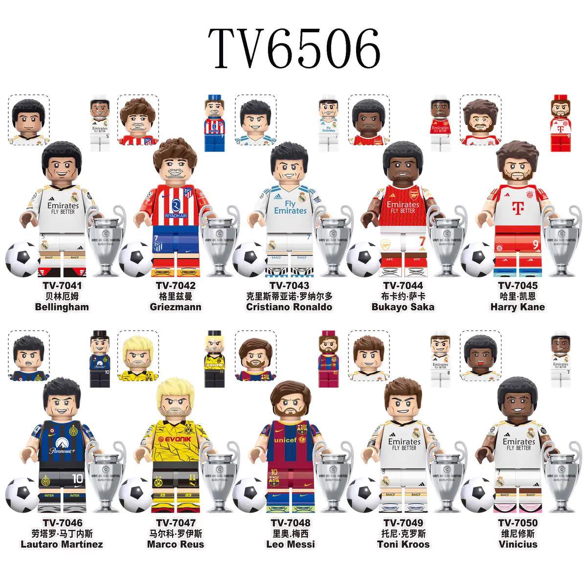 Minifigure Harry Kane TV7045, bộ đồ chơi cầu thủ bóng đá nổi tiếng TV, đồ chơi mô hình chất lượng cao cho bé trai 8 tuổi, giá tốt.