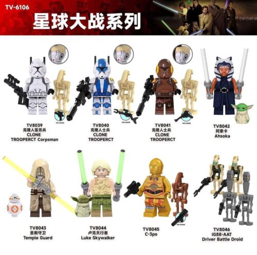 Minifigure Người máy C-3PO và đồ chơi mô hình Nhân vật C-3PO Star Wars TV8045 cho bé trai 6 tuổi giá tốt