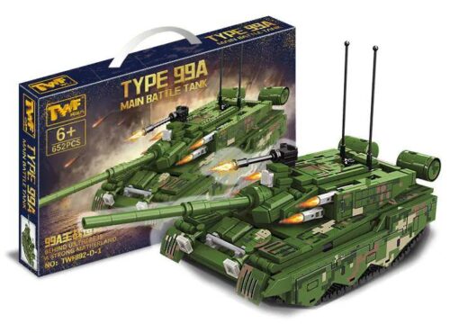 Xe tăng Type 99A TWF TWF892-D-1 bộ lắp ghép 652 mảnh cho bé 6 tuổi