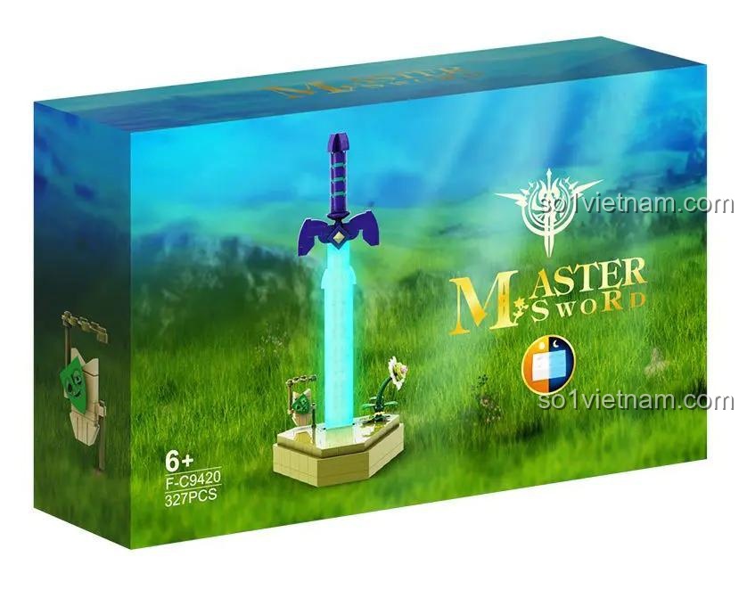 Hộp bộ đồ chơi Thanh Kiếm Chủ Sư F-C9420 327 chi tiết, đồ chơi lắp ráp cho bé trai 6 tuổi, tương thích LEGO®