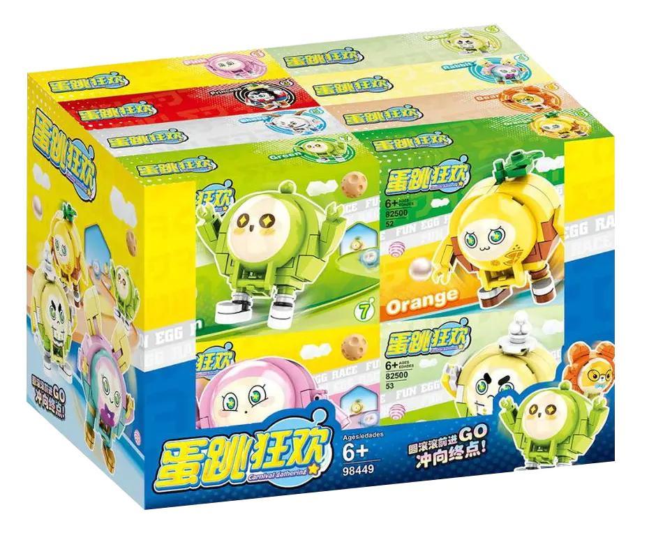 Hộp trưng bày bộ lắp ghép Unbranded 82500 8 nhân vật game Eggy Party cho bé 6 tuổi, giá rẻ.