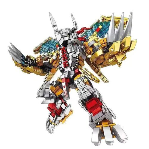 Bộ lắp ghép Chiến Thần Máy Móc ZB696, Robot Digimon 1200 mảnh, đồ chơi mô hình cho bé trai 14 tuổi, giá tốt