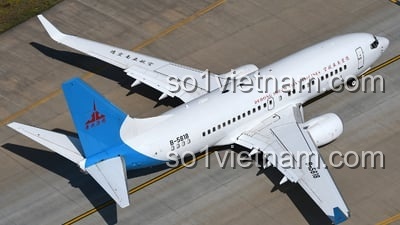 Máy bay Boeing 737-800 万致IM.Master 5818, bộ lắp ghép máy bay, mô hình máy bay chi tiết, động cơ kéo lùi, màu trắng xanh dương, cho bé trai 14 tuổi