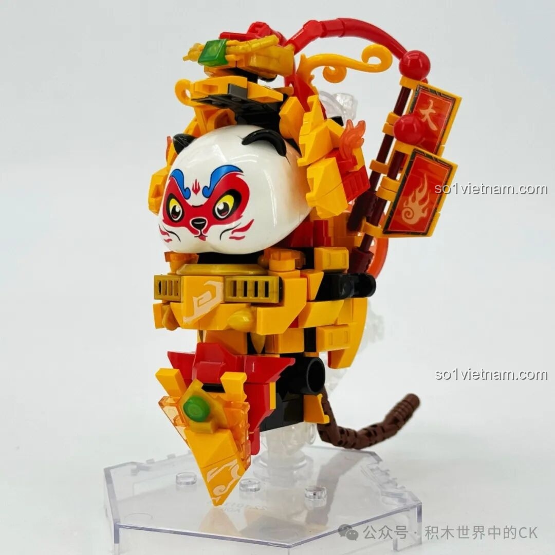 Vũ khí robot gấu trúc ZHEGAO Quan Vũ