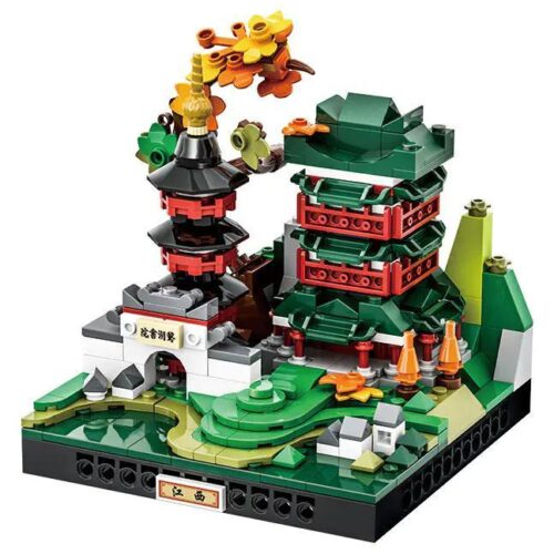 Bộ lắp ghép Mô hình Kiến trúc Giang Tây WANGE 3102, chi tiết tinh xảo, phù hợp bé trai bé gái 6 tuổi, giá tốt.
