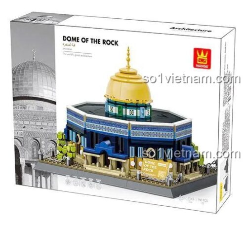 Hộp sản phẩm Nhà thờ Hồi giáo Đá tròn Jerusalem Wange 5243