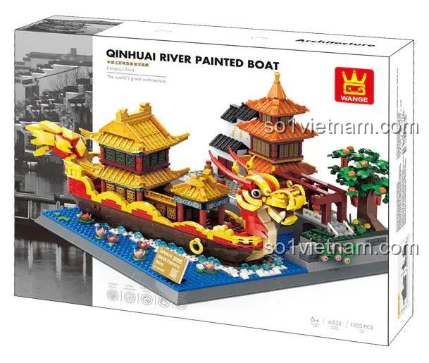 Hộp sản phẩm Thuyền Rồng Du Thuyền Sông Hoài WANGE 6232