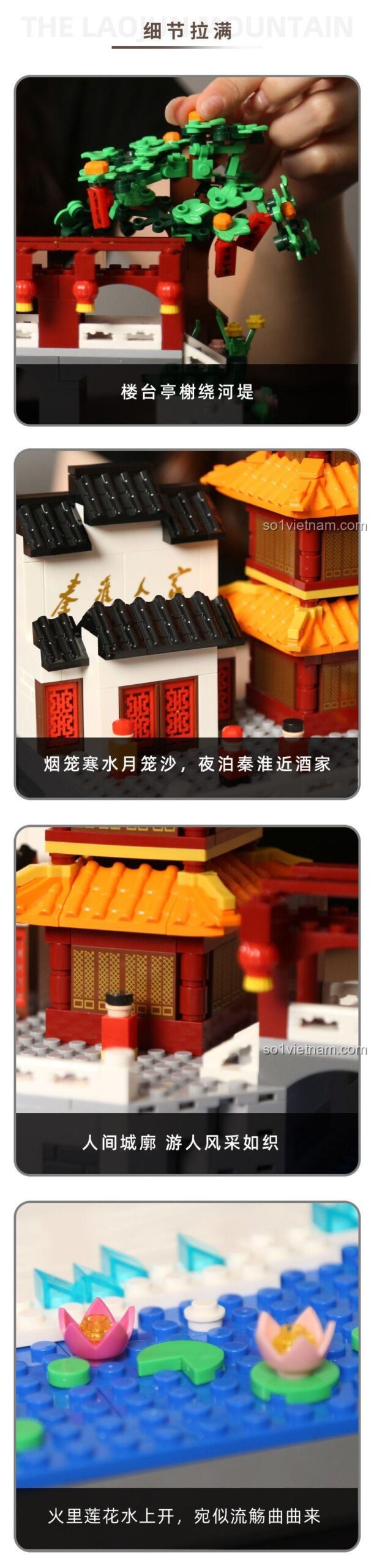 Mô hình Thuyền Rồng Du Thuyền Sông Hoài WANGE 6232