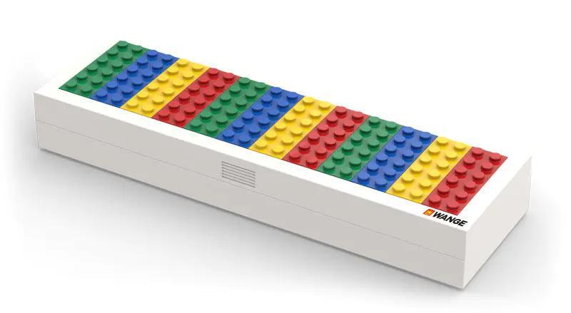 Hộp bút lắp ghép WANGE 6904 với các mảnh ghép màu sắc