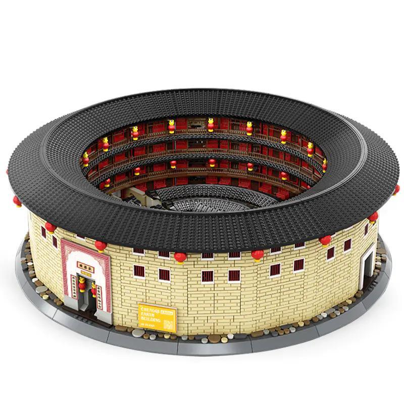 Bộ lắp ghép Thổ Lâu Thừa Khải WANGE 8211, mô hình kiến trúc Vua Thổ Lâu chi tiết cho người lớn và trẻ trên 6 tuổi.