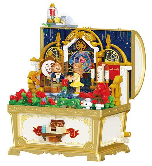 Bộ đồ chơi Wekki 506194 Hộp nhạc công chúa Belle, mô hình hộp nhạc cổ tích chất lượng cao, giá tốt cho bé gái 8 tuổi.