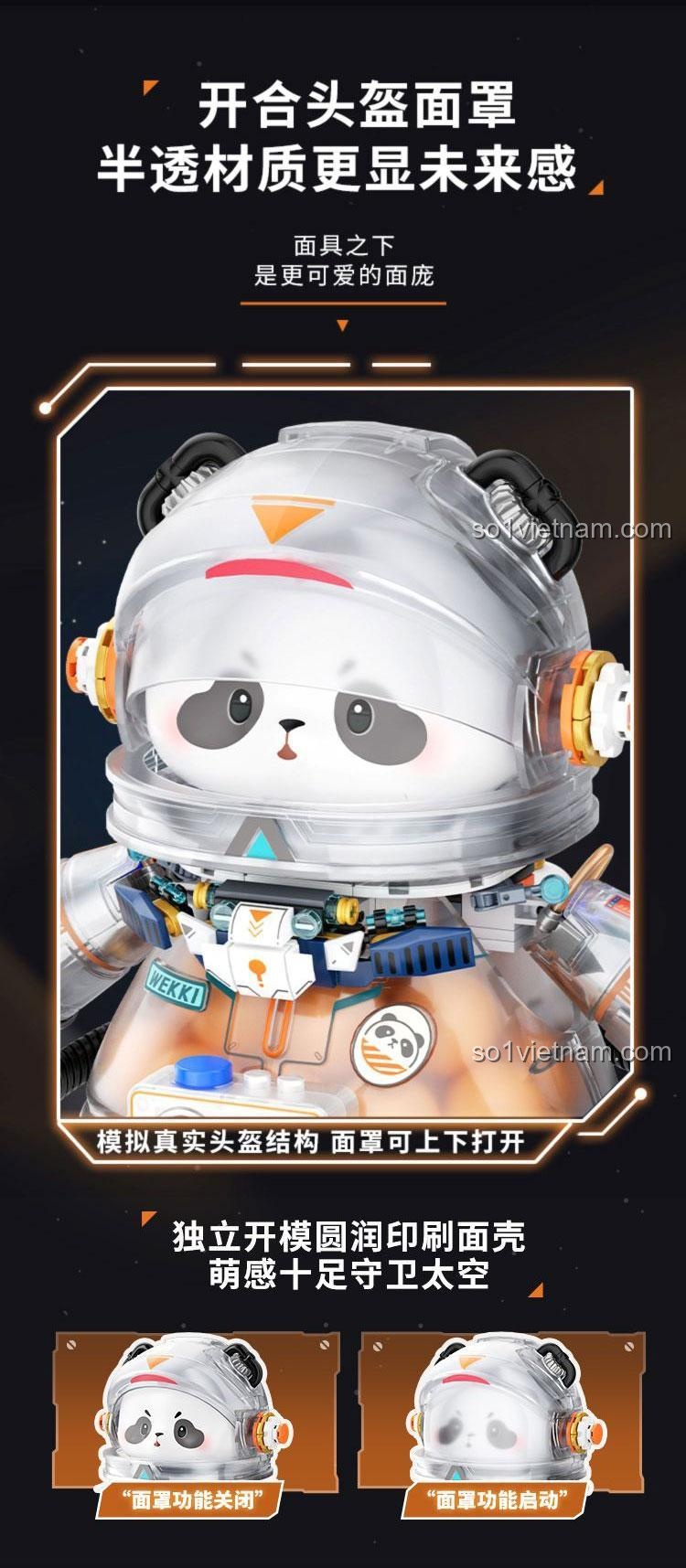 Chức năng ghi âm của Gấu Trúc Phi Hành Gia Wekki 506508