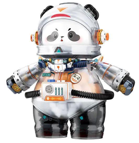 Mô hình Gấu Trúc Phi Hành Gia Wekki 506508, đồ chơi robot cho bé 6 tuổi, có đèn LED và âm thanh