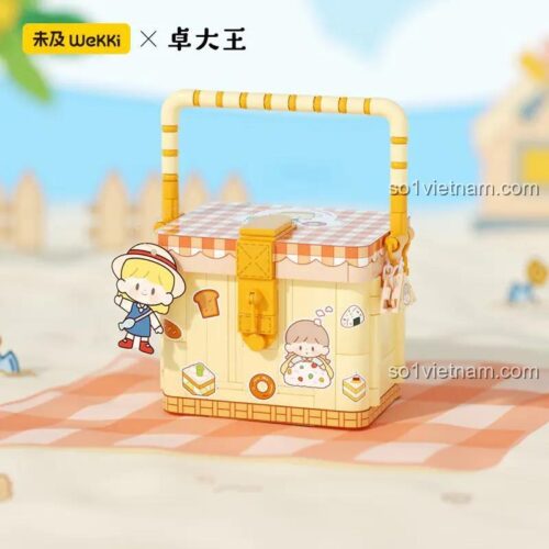 Bộ Lắp Ghép Giỏ Dã Ngoại A Zhuo Wekki 516505, đồ chơi lắp ghép sáng tạo cho bé gái, giá rẻ