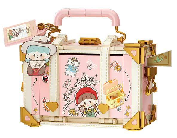 Hộp Đựng Đồ Chơi Du Lịch "A Zhu's Ever-Changing Bag" Wekki 516507 - Vali Phiêu Lưu Kỳ Thú - Bộ lắp ghép cho bé gái 8 tuổi