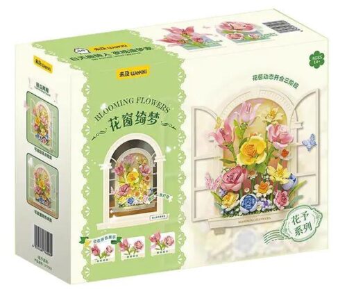 Hộp sản phẩm bộ lắp ghép Khung cửa sổ hoa Wekki 517212, món quà ý nghĩa cho con gái 14 tuổi, giá tốt.