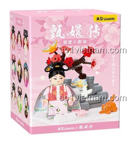 bộ lắp ghép Wekki 518003 Hộp Mù Tiểu Kịch Trường Nương Nương Chân Hoàn Truyện, mô hình cung đình tinh xảo, đồ chơi xếp hình giá rẻ cho bé gái 12 tuổi