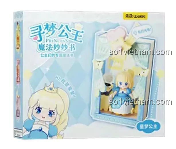 hộp đồ chơi Công Chúa Ước Mơ Wekki 519007, bộ xếp hình cho con gái 6 tuổi, giá bình dân