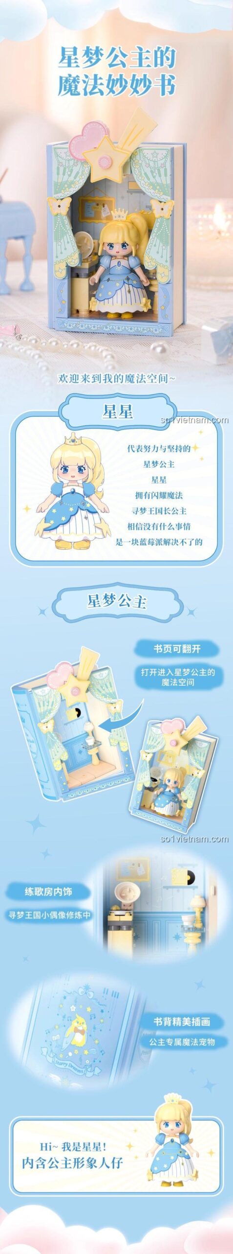 bộ sưu tập công chúa Wekki, đồ chơi lắp ghép cho bé gái, giá hời