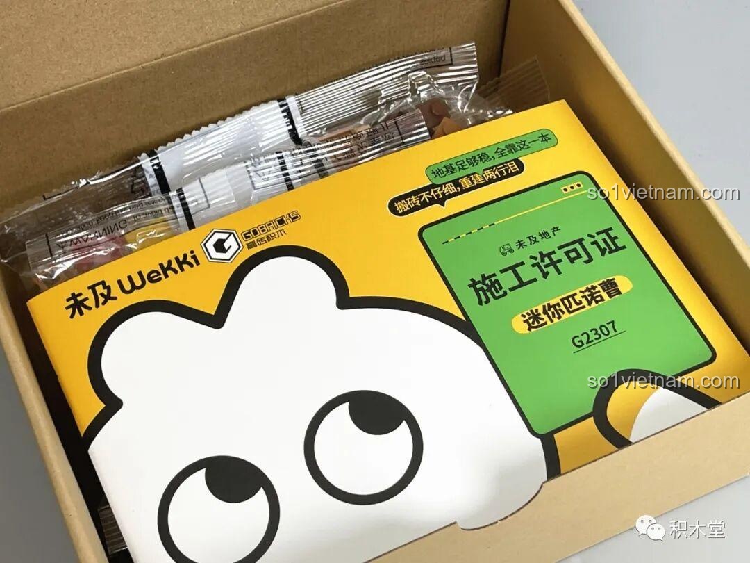 Các chi tiết bên trong hộp Wekki G2307 Mini Pinocchio