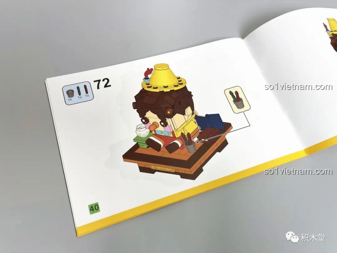 Bước lắp ráp Wekki G2307 MINI Pinocchio