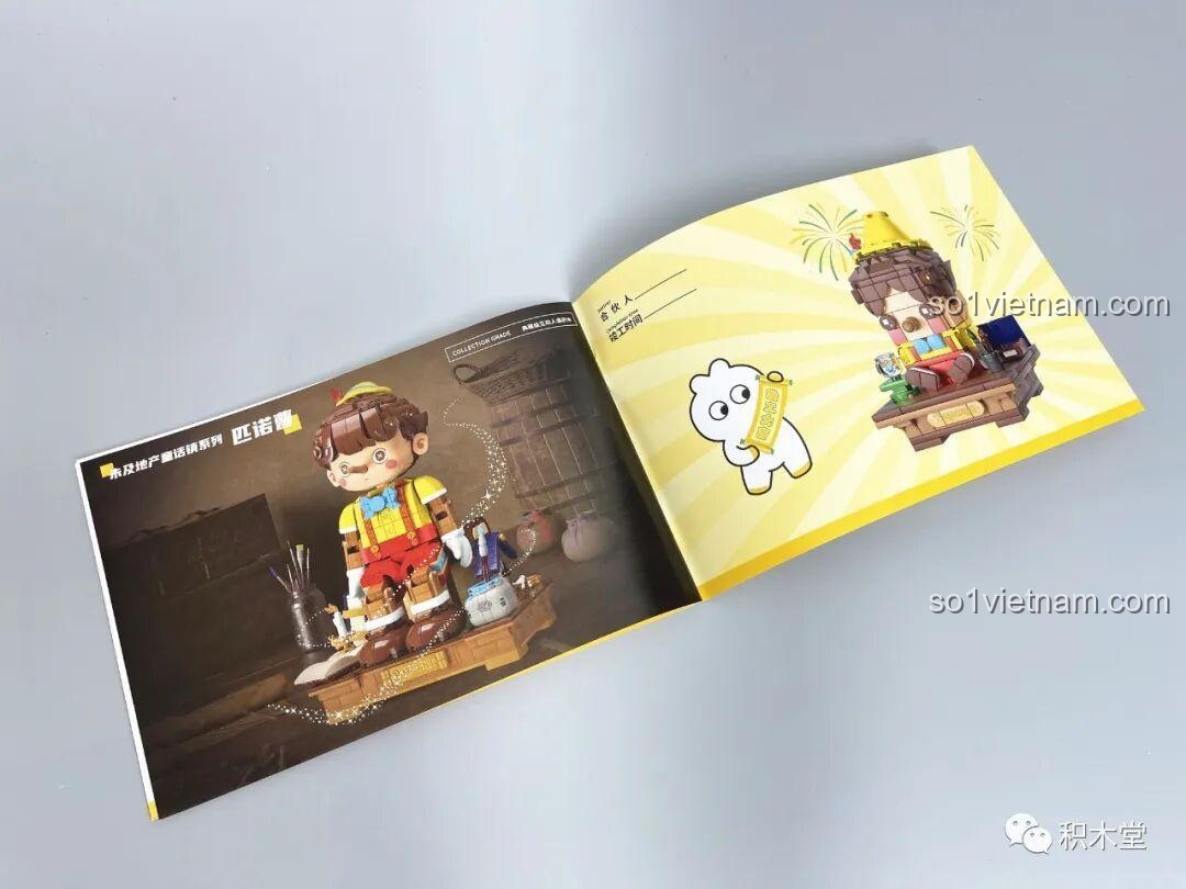 Trang sách hướng dẫn lắp ráp Wekki G2307 MINI Pinocchio